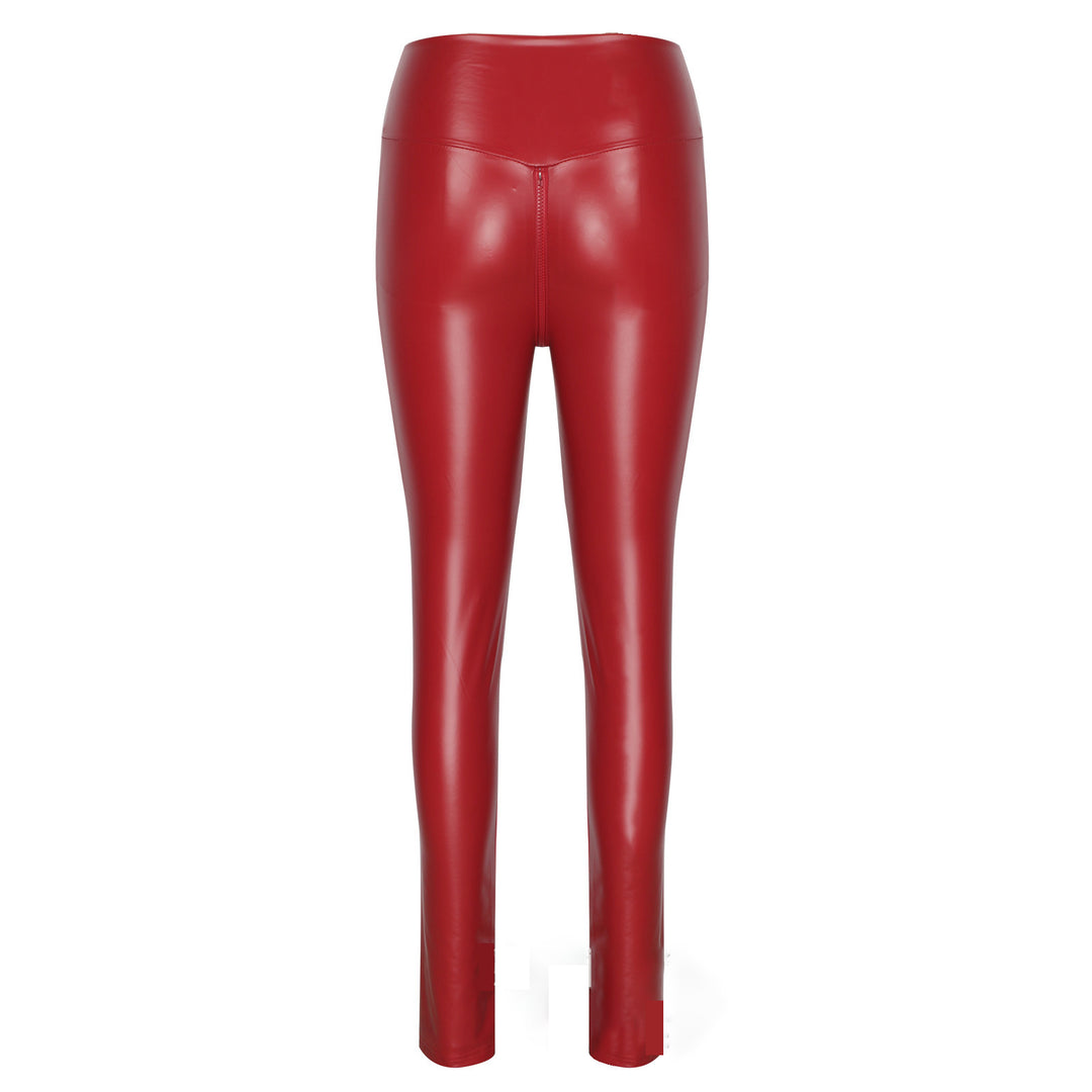 🔥Matte Leather Trousers
