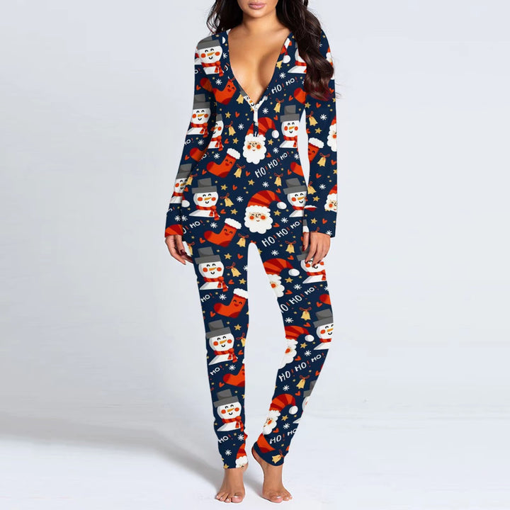 Last 4 hours 58% OFF -🎄Women Button Flap Sexy Jumpsuit 🎁