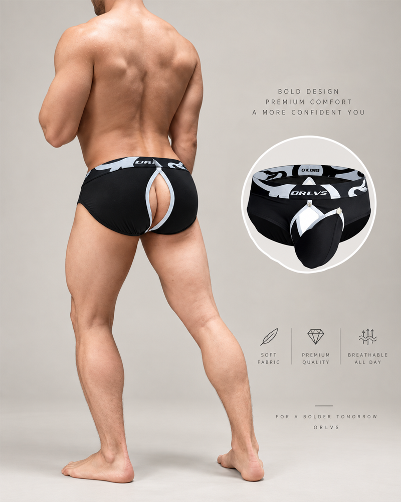 2-Pack Men's Contoured Pouch Low-Rise Briefs