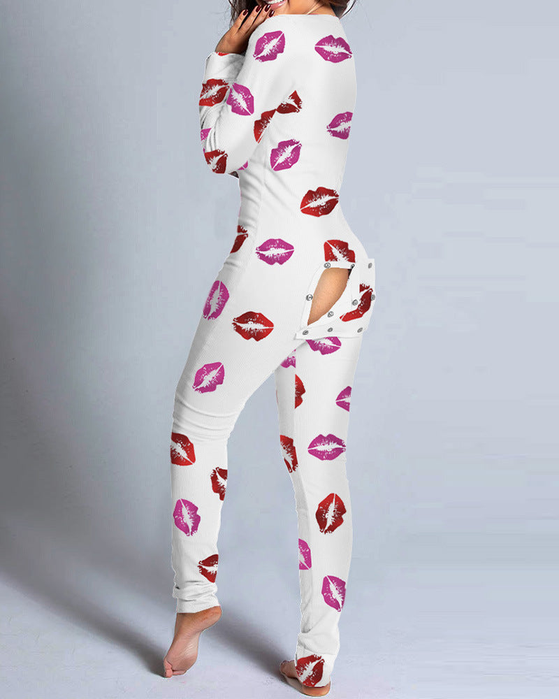 Last 4 hours 58% OFF -🎄Women Button Flap Sexy Jumpsuit 🎁