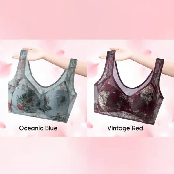 Ice Silk Lace Cooling Comfort Bra