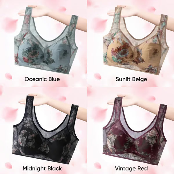 Ice Silk Lace Cooling Comfort Bra