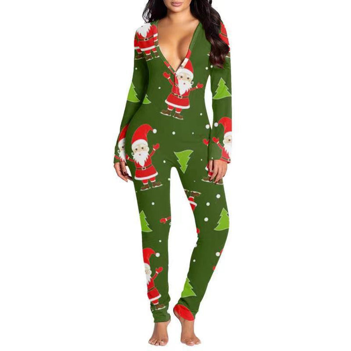 Last 4 hours 58% OFF -🎄Women Button Flap Sexy Jumpsuit 🎁