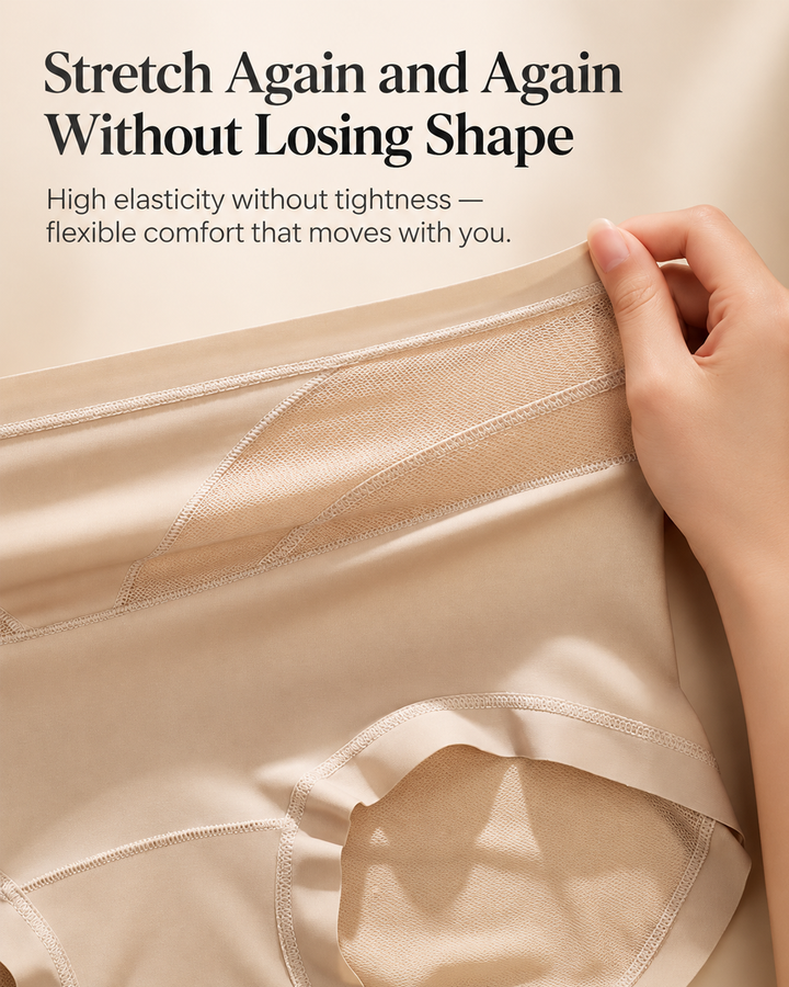 3-Pack Women's High-Waisted Tummy Control Mesh Shaping Panties