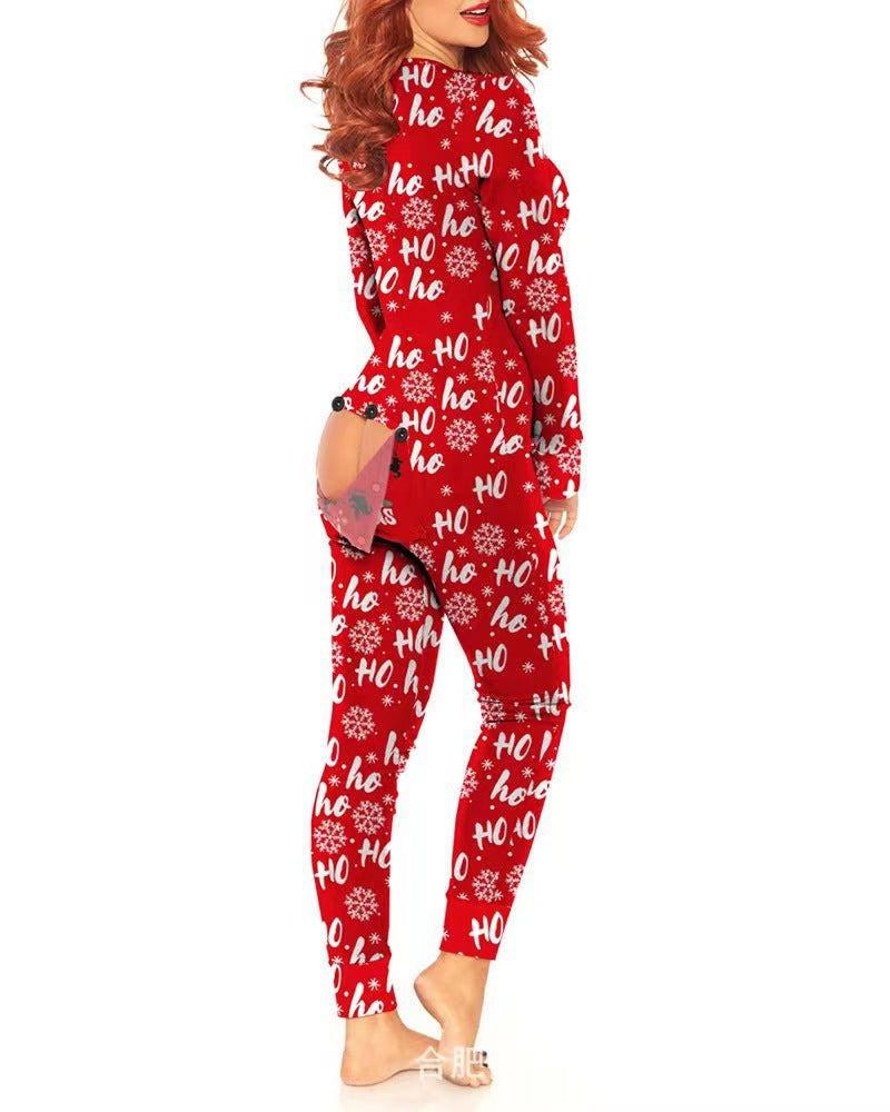 Last 4 hours 58% OFF -🎄Women Button Flap Sexy Jumpsuit 🎁