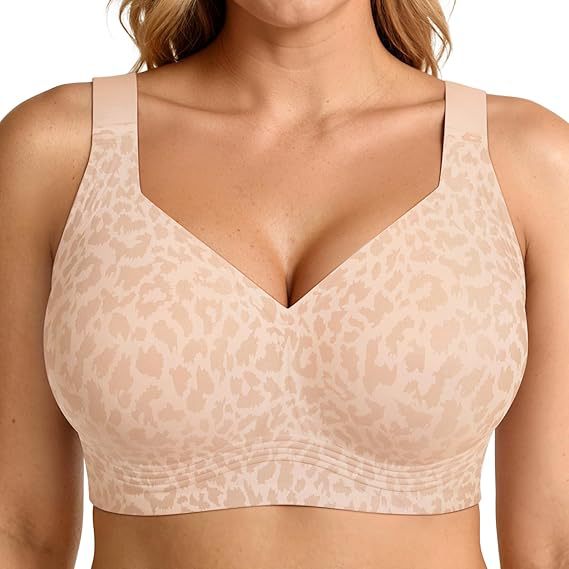 🏆Wirefree Full-Coverage Support Bra Padded Gentle Uplift All-Day Comfort👍No More Sagging Breasts