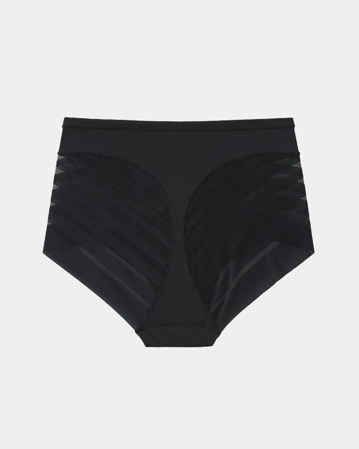 Women's High Elastic Seamless Tummy-Control Butt Lift Mesh Splicing Panties