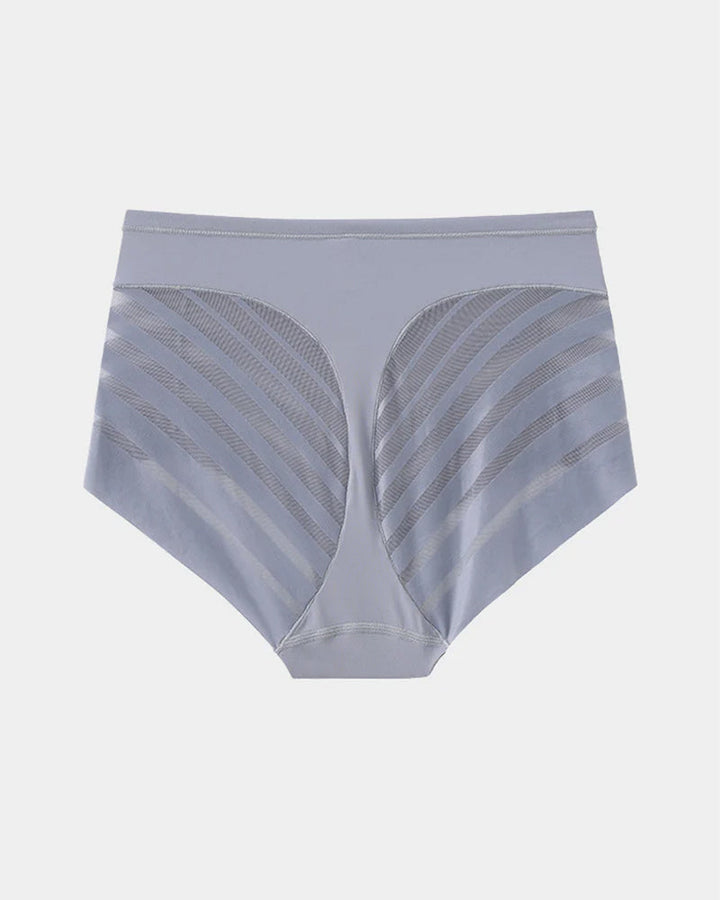 Women's High Elastic Seamless Tummy-Control Butt Lift Mesh Splicing Panties