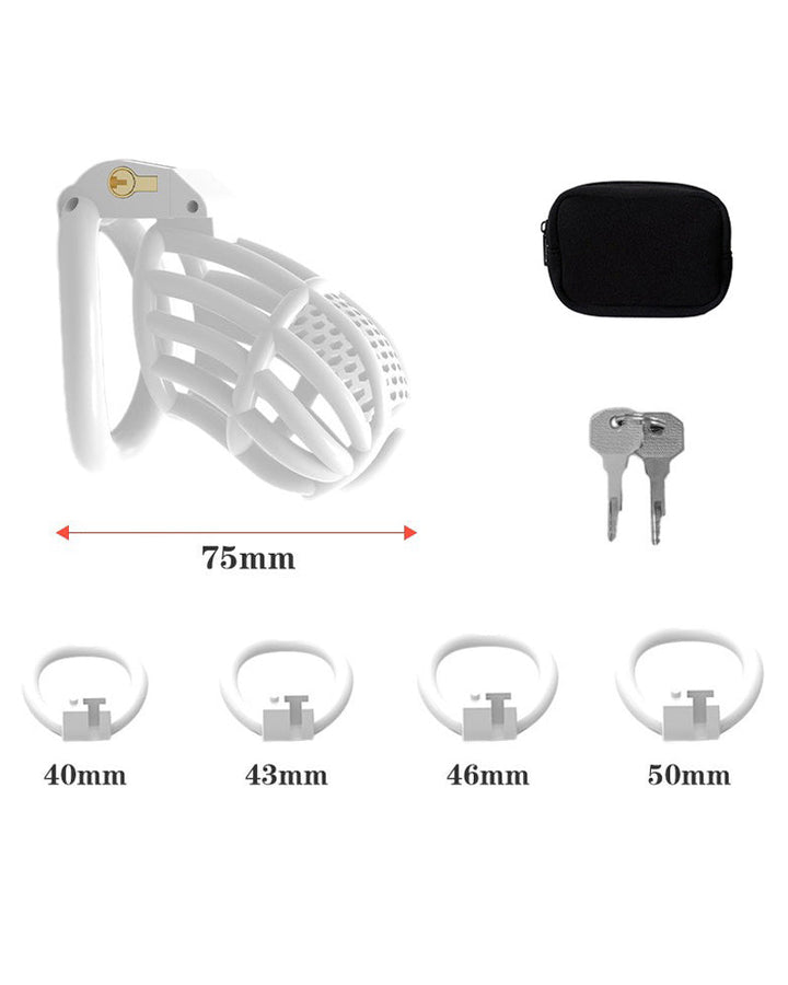 Honeycomb Chastity Lock Birdcage for Men