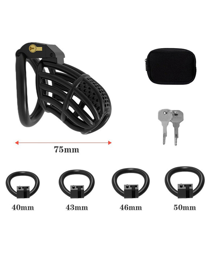Honeycomb Chastity Lock Birdcage for Men