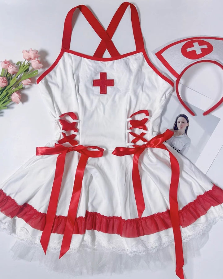 Halloween Cosplay Nurse Uniform Sexy Lingerie Set