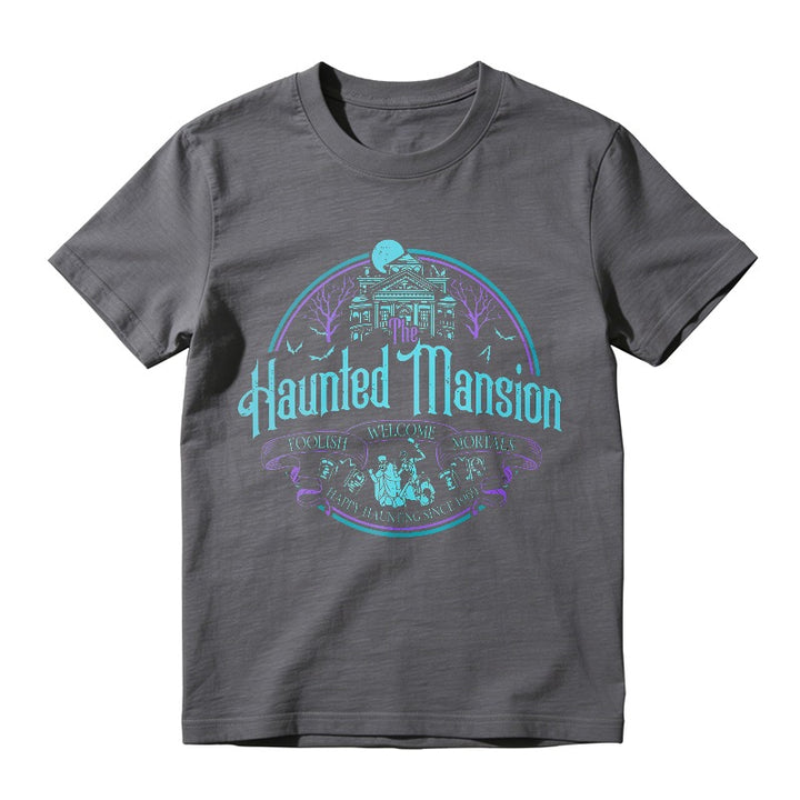 Haunted Mansion Gothic Horror House Ghosts Halloween Unisex Classic T-shirt