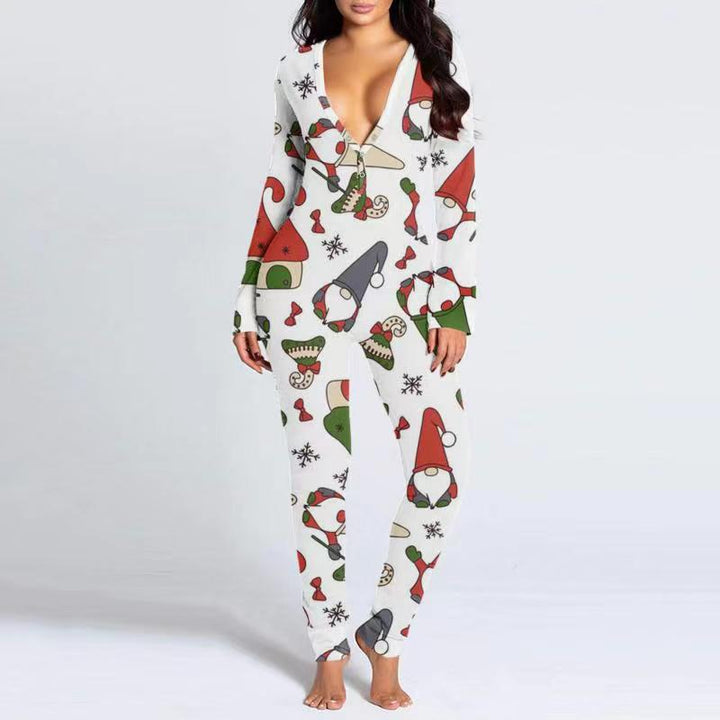 Last 4 hours 58% OFF -🎄Women Button Flap Sexy Jumpsuit 🎁