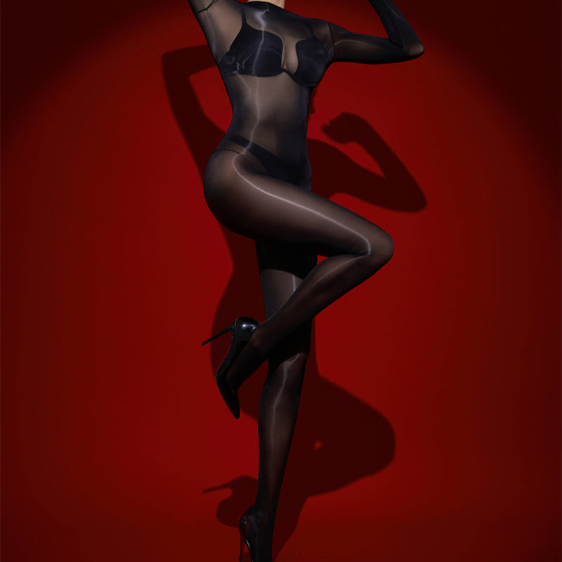 Oily One-Piece Stockings