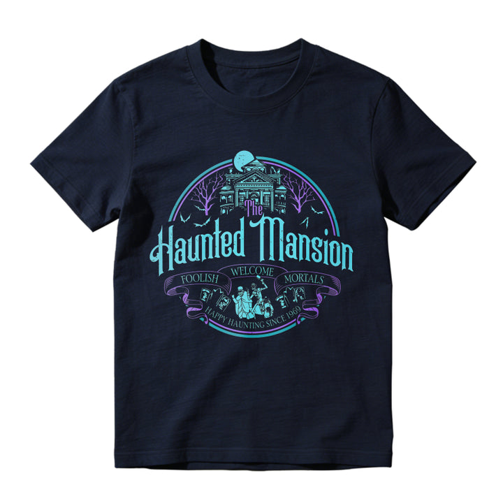 Haunted Mansion Gothic Horror House Ghosts Halloween Unisex Classic T-shirt