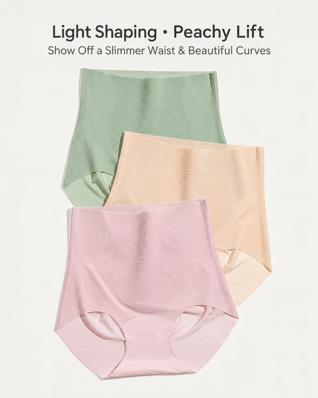 4-Pack Ultra-Thin Seamless High-Waist Breathable Comfort Panties