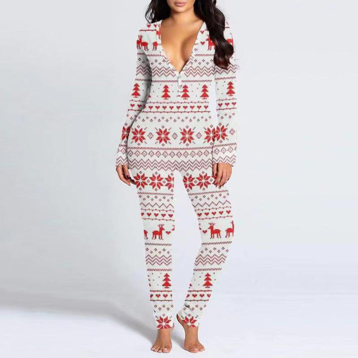 Last 4 hours 58% OFF -🎄Women Button Flap Sexy Jumpsuit 🎁