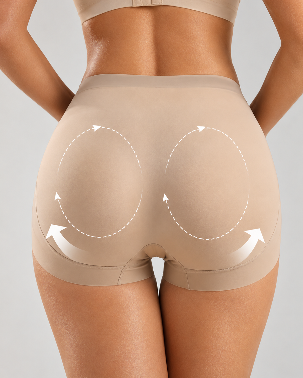 2-Pack High Waist X-Shaped Tummy Control Butt Lifting Shapewear Panties