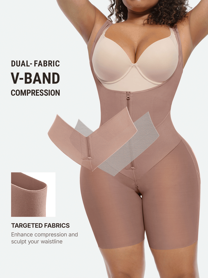 V-Shaped Faja Tummy Control Butt Lift Bodysuit Bundle