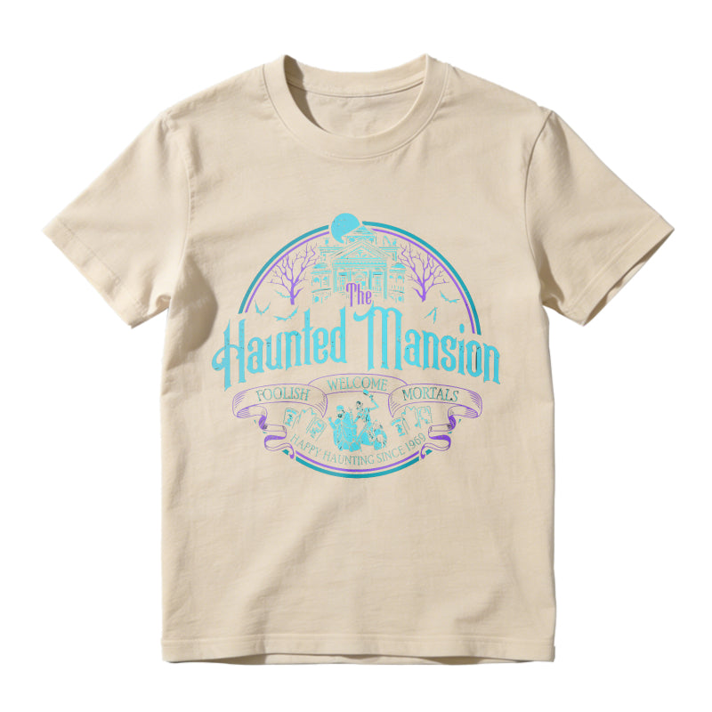 Haunted Mansion Gothic Horror House Ghosts Halloween Unisex Classic T-shirt