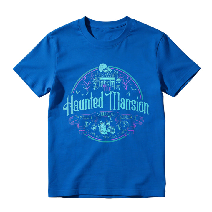 Haunted Mansion Gothic Horror House Ghosts Halloween Unisex Classic T-shirt