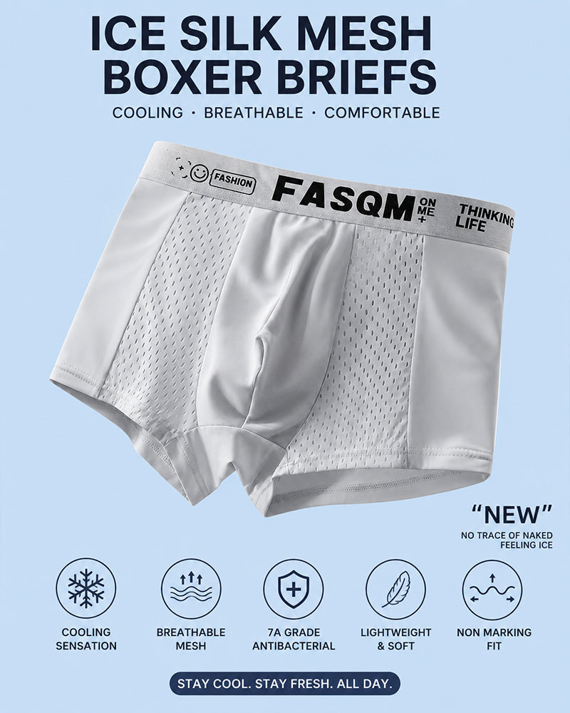 Multiple Pack Men's Letter Belts Comfortable Breathable Boxer Briefs