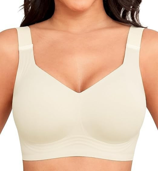 Comfortable Wireless Full Coverage Jelly Smoothing Bra