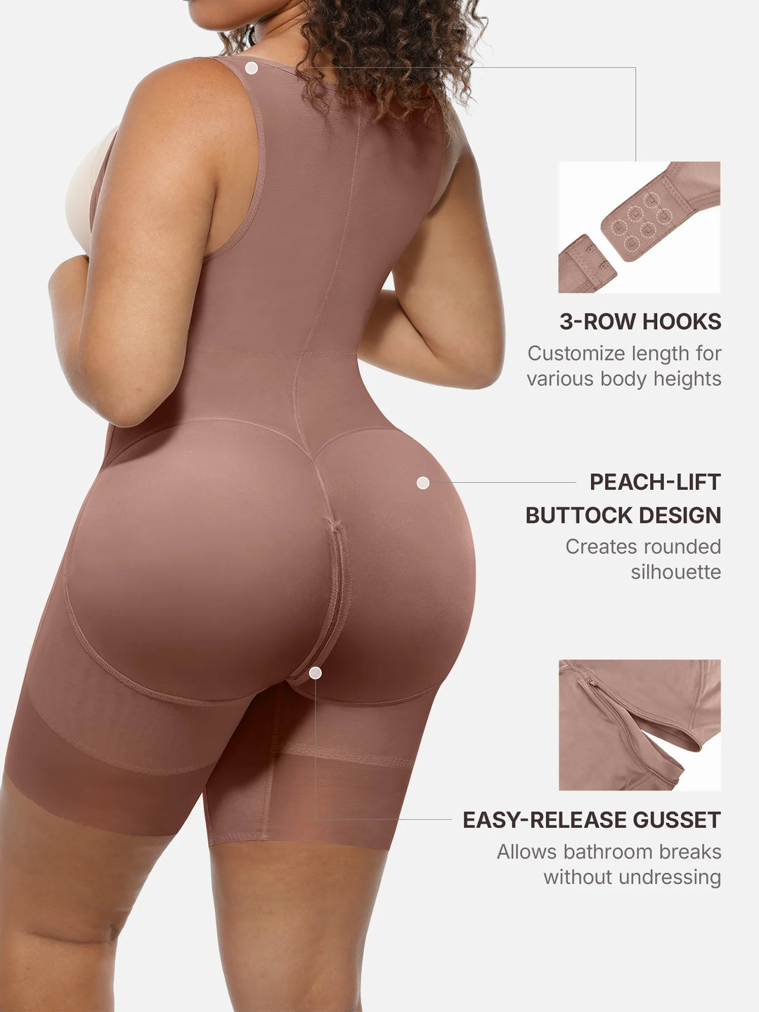 V-Shaped Faja Tummy Control Butt Lift Bodysuit Bundle