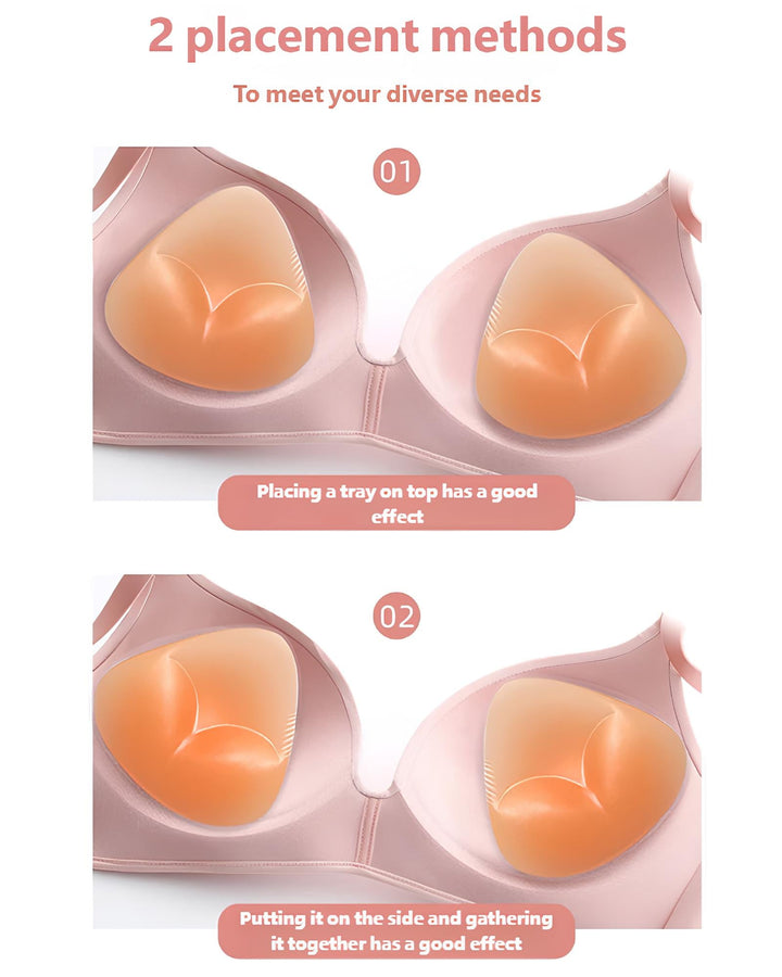 Women's Seamless Waterproof Soft Silicone Invisible Lifting and Push-up Breast Pads