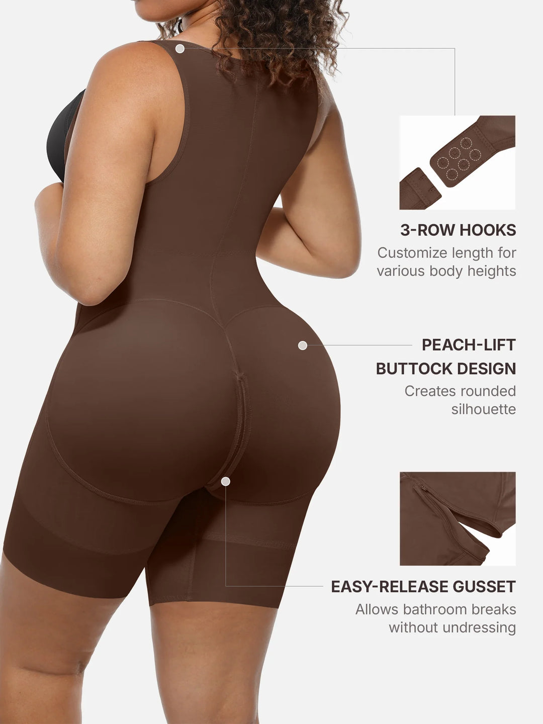 V-Shaped Faja Tummy Control Butt Lift Bodysuit Bundle