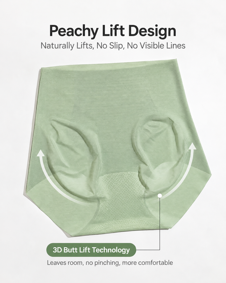 4-Pack Ultra-Thin Seamless High-Waist Breathable Comfort Panties