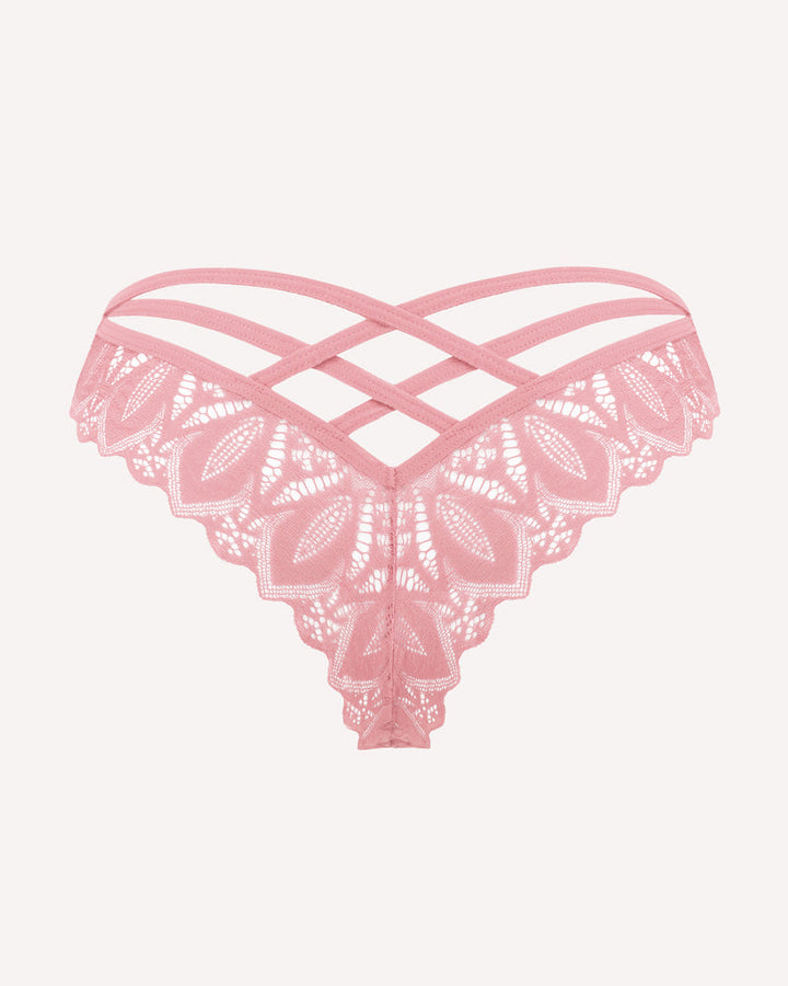 Cheeky Panties Lace Criss Cross Underwear