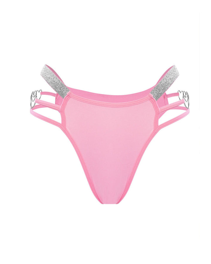 Sexy Heart-shaped Chain Soft Breathable Panties