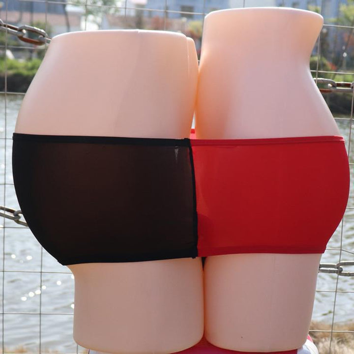 Couple Connected Thong See-Through Passion Wear No Take Off Lingerie