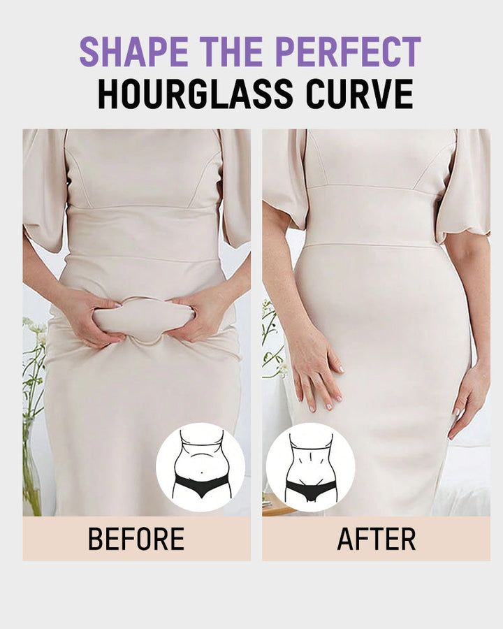 PowerMesh Double-Layer Open Bust Full Body Shaper