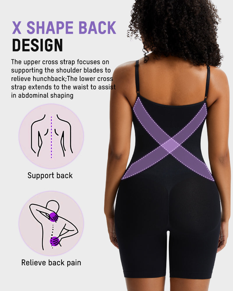 Seamless Double Compression Shaping Bodysuit
