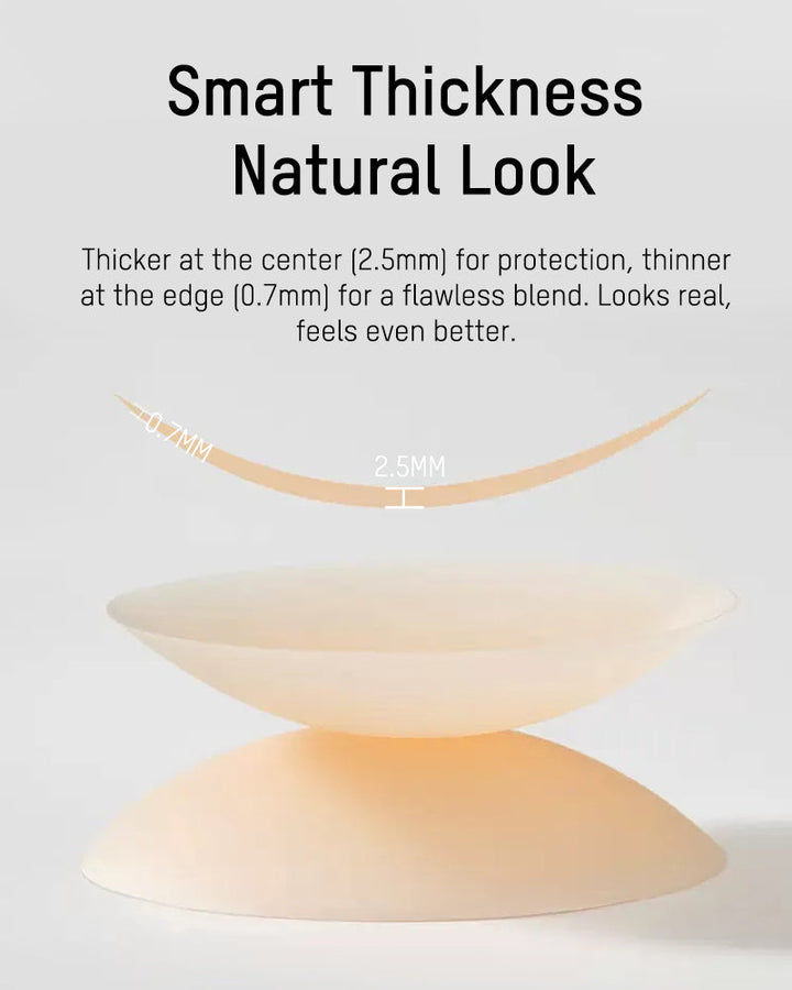 Seamless Non-Adhesive Nip Covers(2 Pairs)