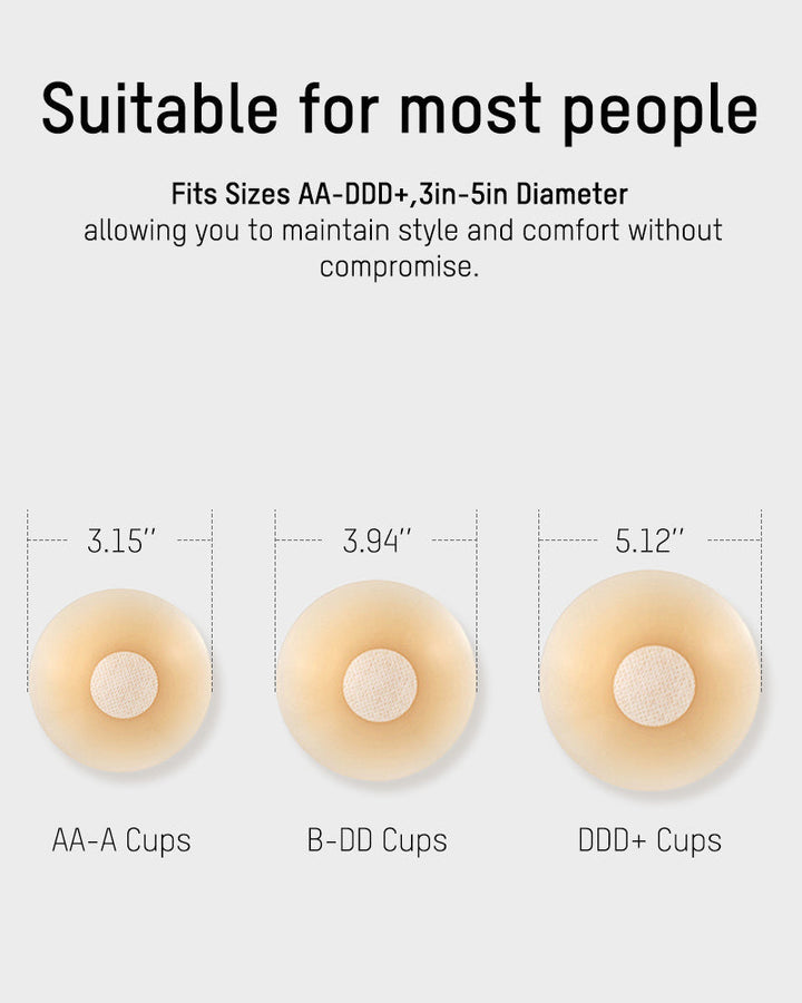 Seamless Non-Adhesive Nip Covers(2 Pairs)