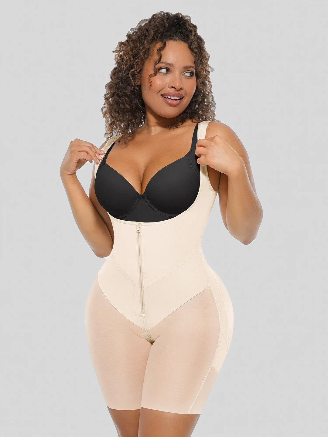 V-Shaped Faja Tummy Control Butt Lift Bodysuit Bundle