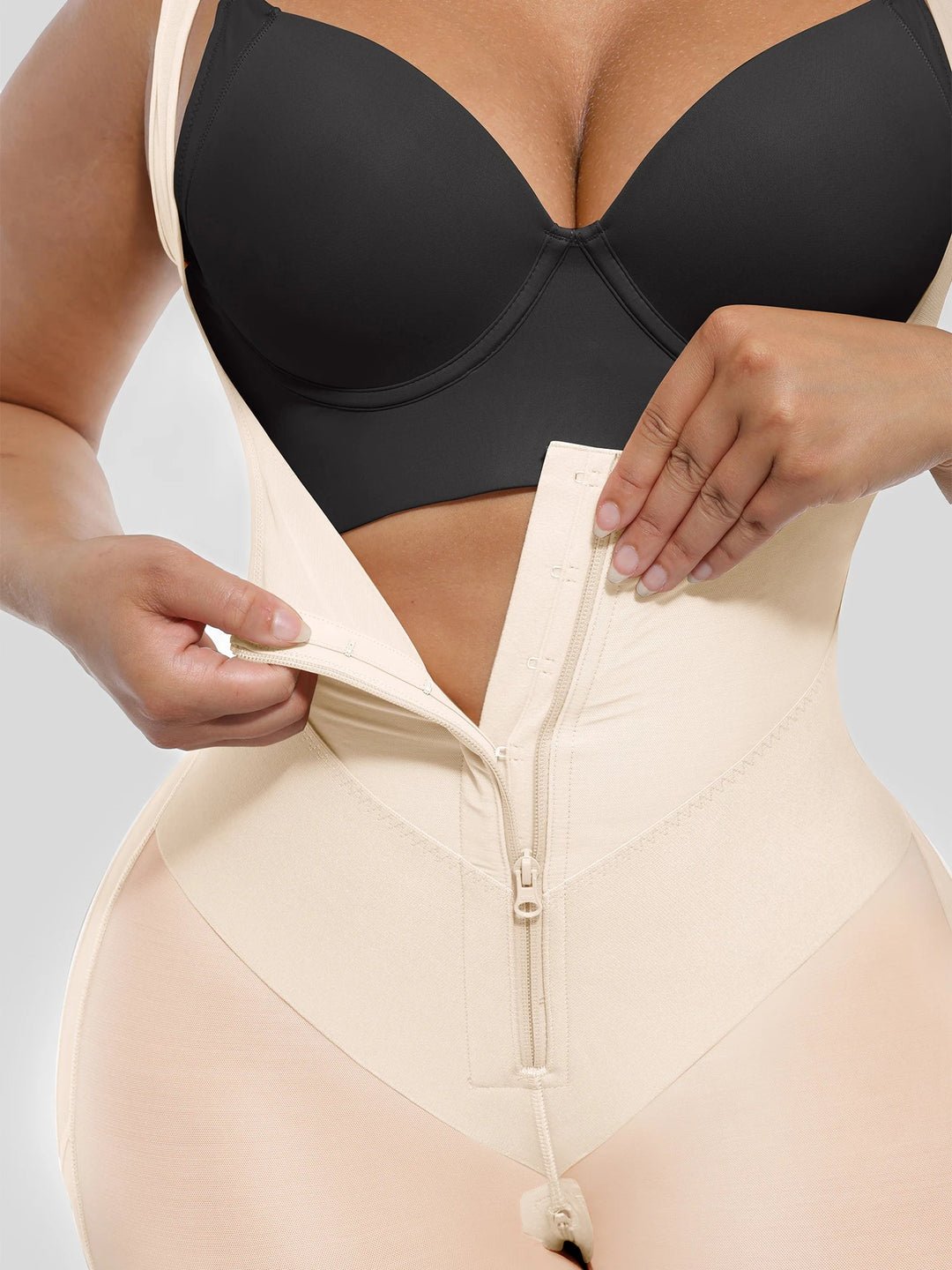V-Shaped Faja Tummy Control Butt Lift Bodysuit Bundle
