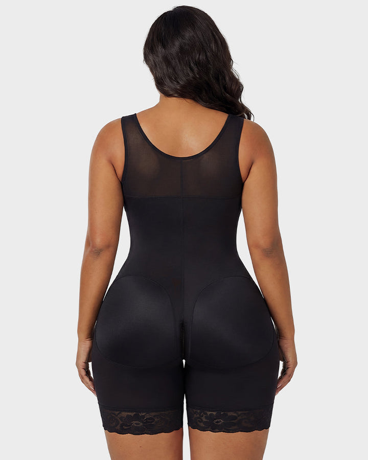 Zip Front Tummy Control Full Body Shaper