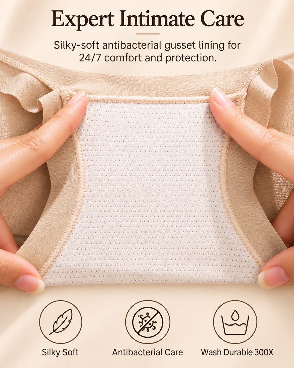 3-Pack Women's High-Waisted Tummy Control Mesh Shaping Panties