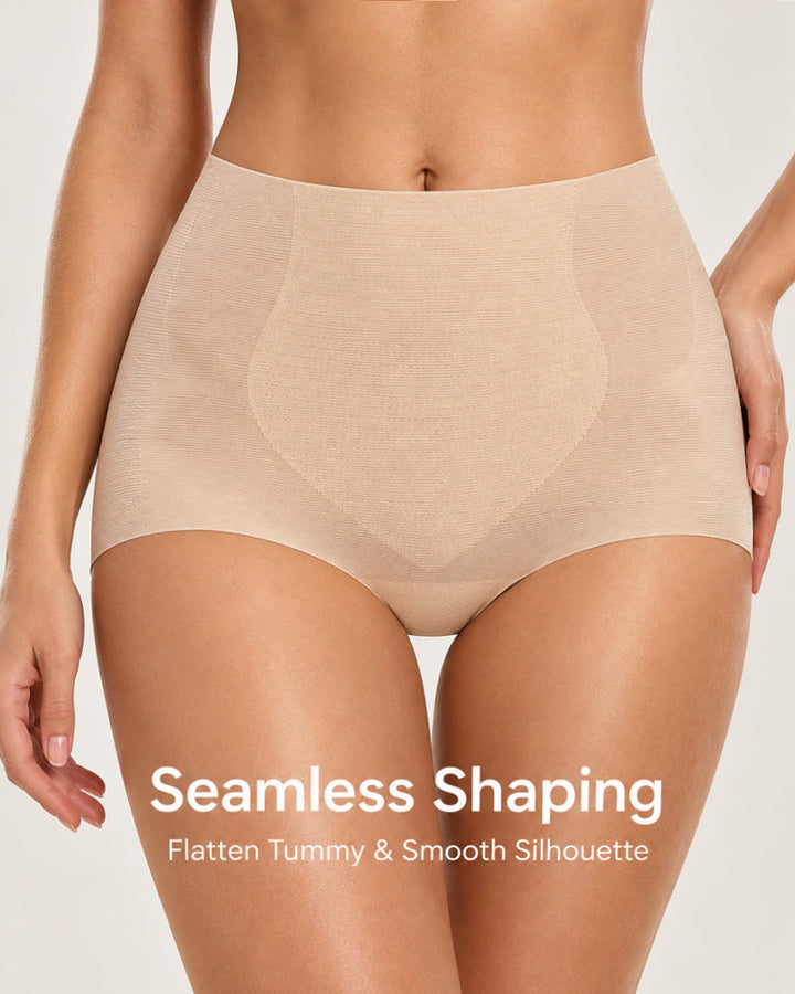4-Pack Ultra-Thin Seamless High-Waist Breathable Comfort Panties