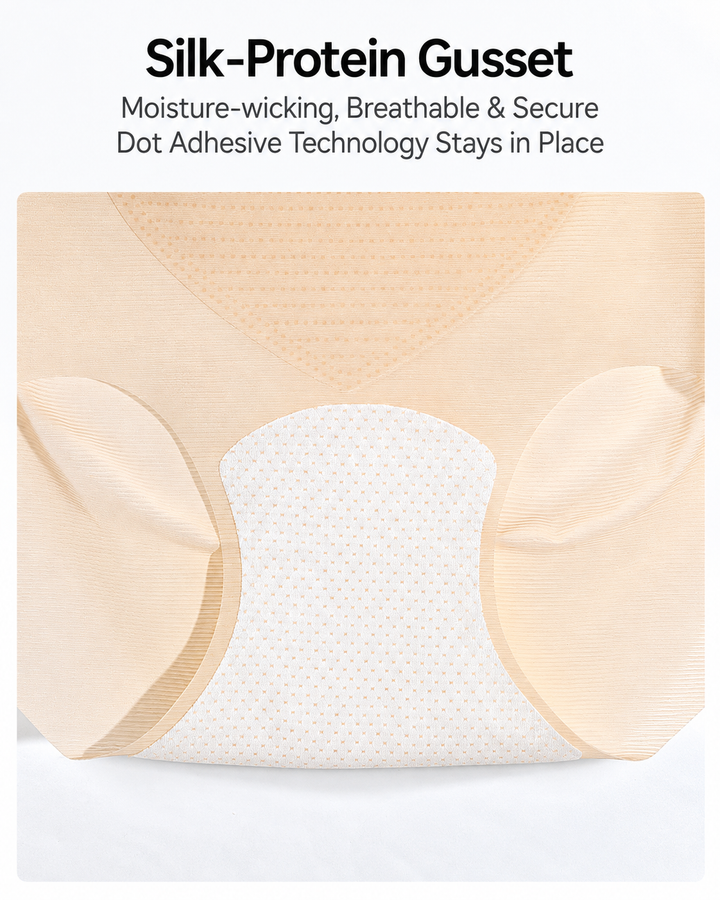 4-Pack Ultra-Thin Seamless High-Waist Breathable Comfort Panties