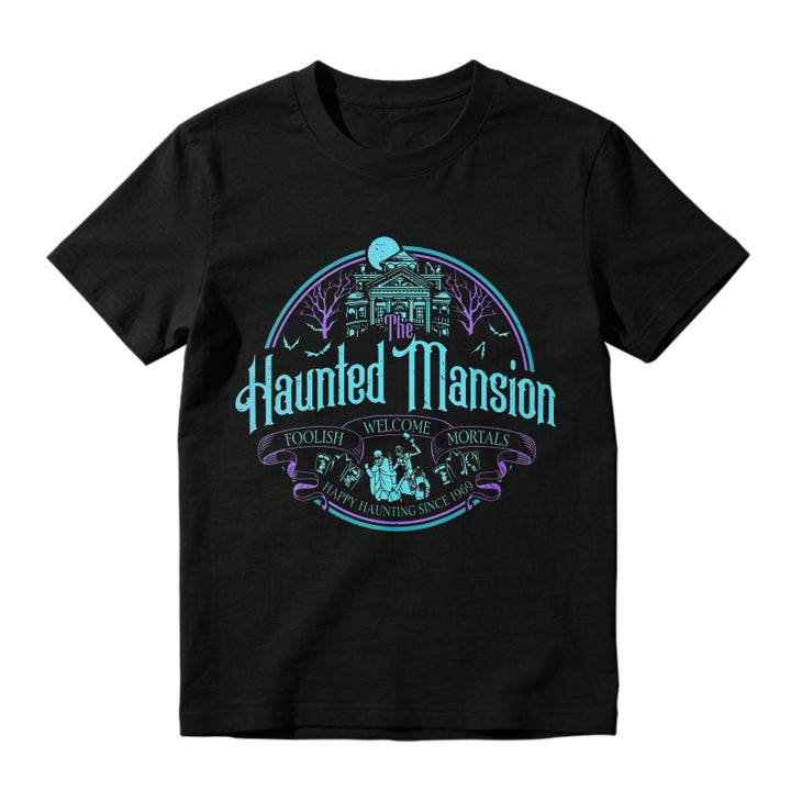 Haunted Mansion Gothic Horror House Ghosts Halloween Unisex Classic T-shirt