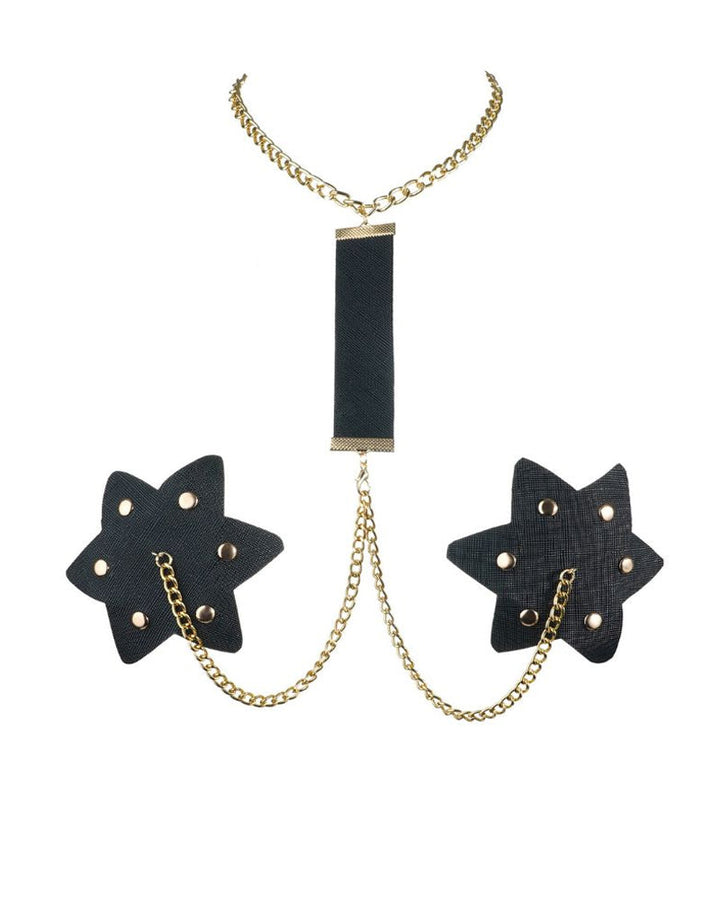 Chain Linked Nipple Cover With Choker