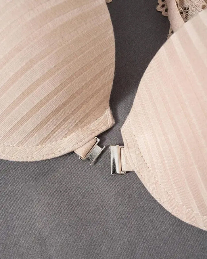 Women's Sexy Front-closure Lace-paneled Underwired Bra