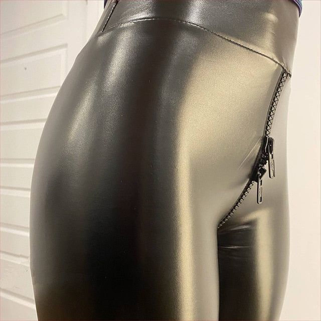 🔥Matte Leather Trousers
